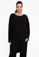 Tunic square DOLCE PLISSE - black  - #1