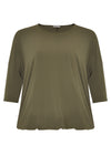 Tunic wide balloon DOLCE - green - #4