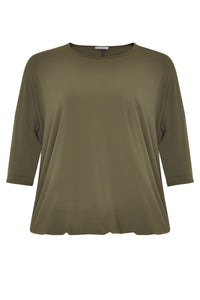 Tunic wide balloon DOLCE - green - #4