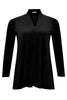 Tunic A-line v-neck DOLCE - black  - #4