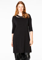 Dress zip neck DOLCE - black  - #1