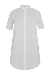 Blouse short sleeve POPLIN - white - #4