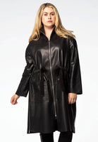 Parka leather - black  - #1