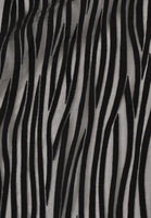 Jacket viscose stripe - black  - #5