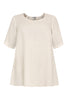 Tunic flare LINEN - ecru - #4