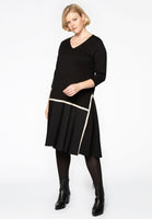 Dress plissé frill - black - #2