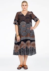 Dress A-line MOCHA - brown - #2