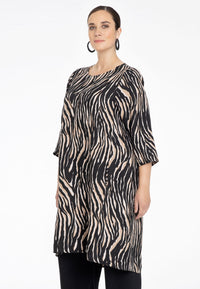 Dress TIGER - brown - #1