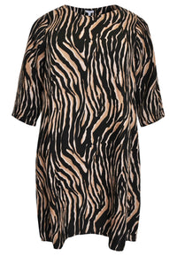 Dress TIGER - brown - #3
