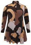 Tunic wide bottom DEMY - black - #4