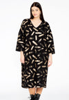 Wide dress GRACE - black