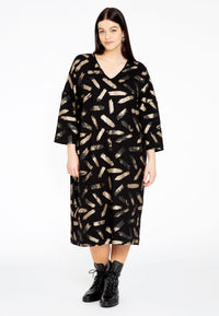 Wide dress GRACE - black - #2