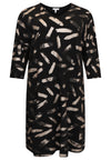 Wide dress GRACE - black - #4