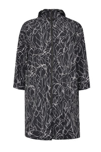 Raincoat wide SCRATCH - black - #4