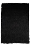 Shawl crispy wool black - black - #3