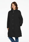 Raincoat hooded - black 