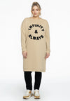 Sweater dress INFINITY - light brown - #2