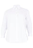 Blouse buttoned POPLIN STRETCH - white  - #4