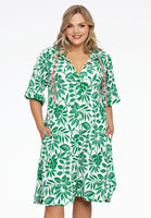 Tunic hoodie MYKONOS - green  - #1