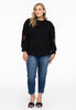 Sweatshirt lace sleeves - black  - #2