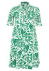 Blouse-dress ruffled MYKONOS - green  - #4