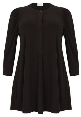 Tunic Wide Bottom Puff Sleeve DOLCE - black  - #4