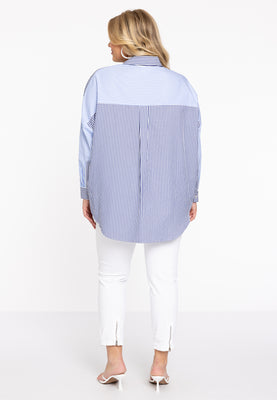 Blouse boxy RIGA - blue - #3