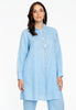 Blouse tape LINEN - light blue