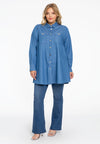 Blouse swing CHAMBRAY - blue