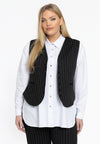 Gilet PINSTRIPE - black
