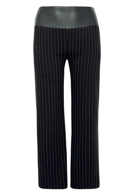 Trousers waistband PINSTRIPE - black  - #4