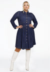 Dress pockets DENIM DOLCE - blue