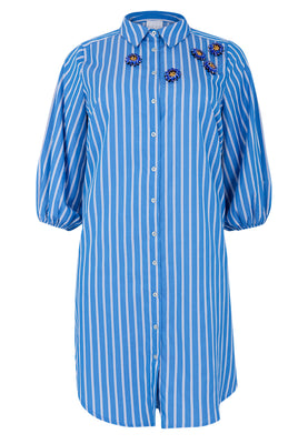 Dress shirt RIGHE - indigo - #4