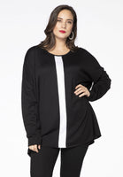 Pullover stripe wide - black  - #1