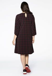 Dress CHECK wide sleeve - black - #3
