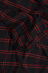 Dress CHECK wide sleeve - black - #5