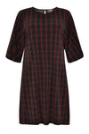 Dress CHECK wide sleeve - black - #4