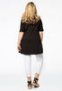 Top drawstrings COTTON STRETCH - black  - #3