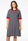 Dress polo BRETON - blue