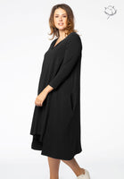 Dress pointy ORGANIC COTTON - black - #1