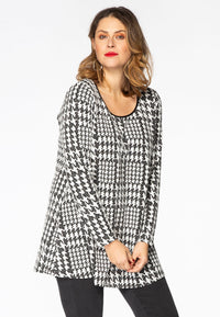 Tunic flare CHECK - black - #1
