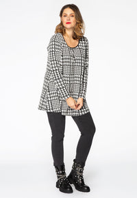 Tunic flare CHECK - black - #2