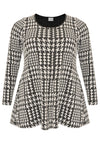Tunic flare CHECK - black - #4