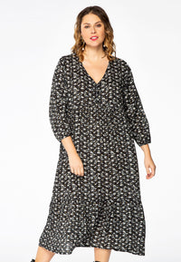 Dress frill TOULON - black - #1