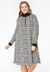 Dress zipper CHECK - black - #1