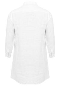 Blouse-dress LINEN - white - #5