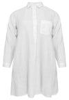 Blouse-dress LINEN - white - #4