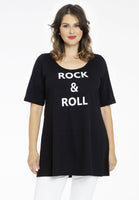 Tunic flare Rock & Roll - black  - #1