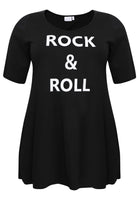 Tunic flare Rock & Roll - black  - #4