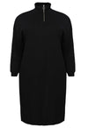 Sweater dress - black - #4